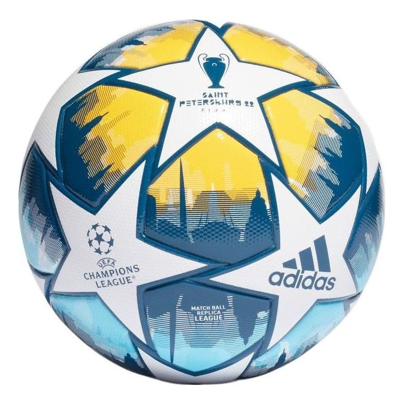adidas UEFA Champions League St. Petersburg Ball 'White Yellow Blue' H57820