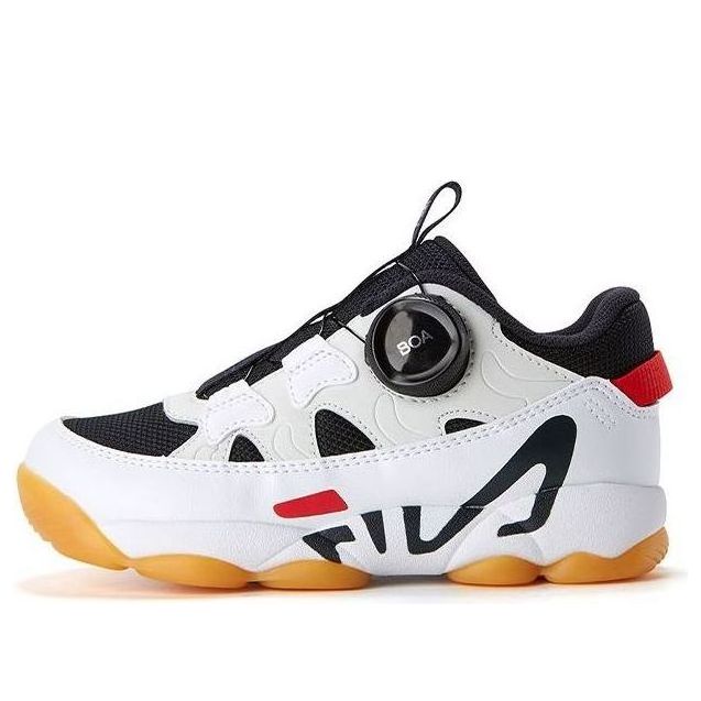 (PS) FILA Classic Basketball Shoes 'White Yellow Black' K64B041280FNW