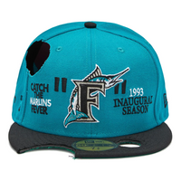 Men's Off-White Mlb New Era Crossover Fashion Hole Embroidered Logo Blue Cap CAP-17585457