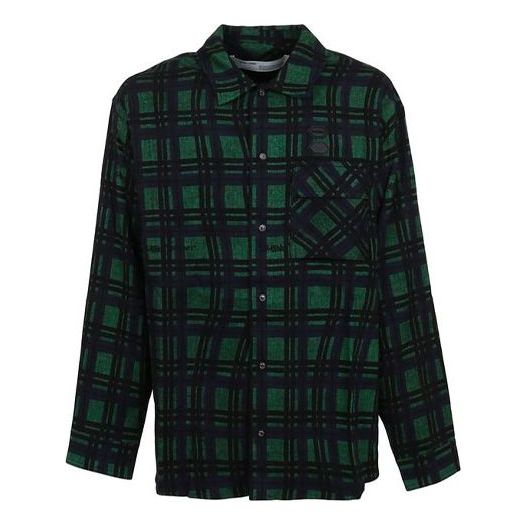 Off-White SS20 Checked Flannel Shirt OMGA098S20H480204400