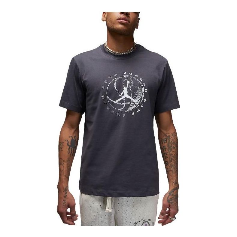 Air Jordan Dri-FIT Sport Graphic T-Shirt 'Grey' DX9601-022