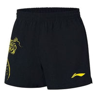 Li-Ning Table Tennis AT DRY Shorts 'Black Yellow' AAPR363-1