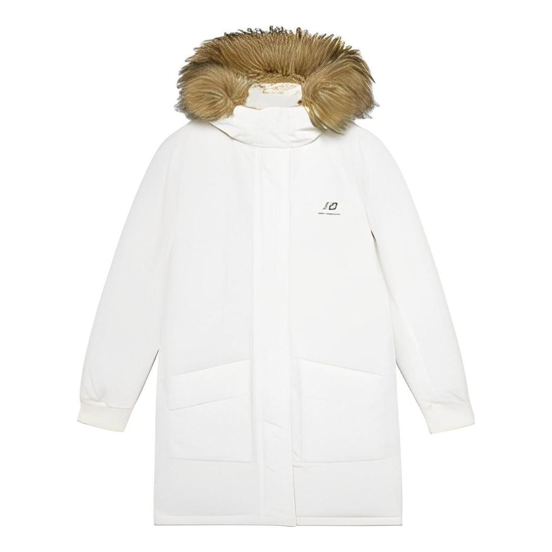 (WMNS) New Balance Warm Long Down Jacket Asia Sizing 'White' AWJ23345-CRM