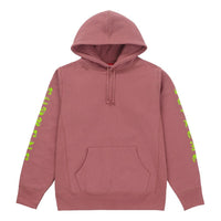 Supreme FW18 Gradient Sleeve Hooded Sweatshirt Dark Rose LOGO SUP-FW18-849