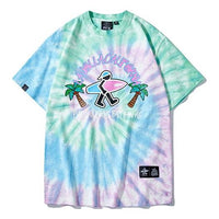 PJs Vigor Tie Dye Printing Short Sleeve Unisex Multi-Color 20SSTS1022-P