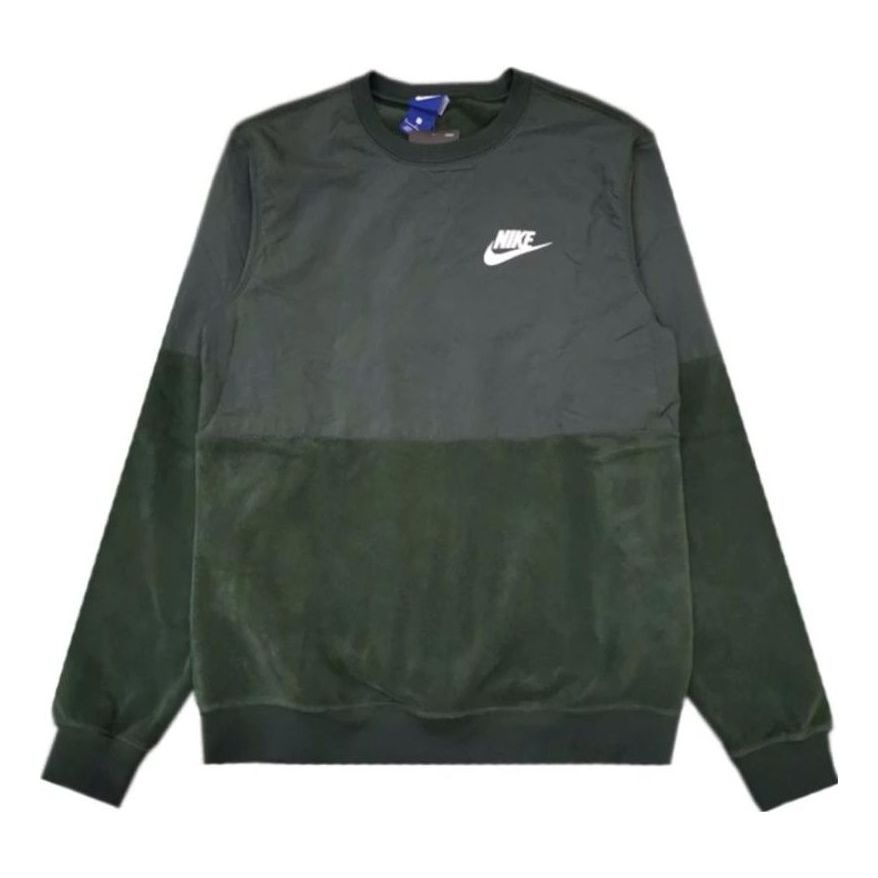 Nike Sportswear Patchwork Sweatshirt 'Green' AQ7260-332