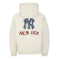 MLB Unisex LIKE Series Windblocker Jacket White 31JP09031-50I