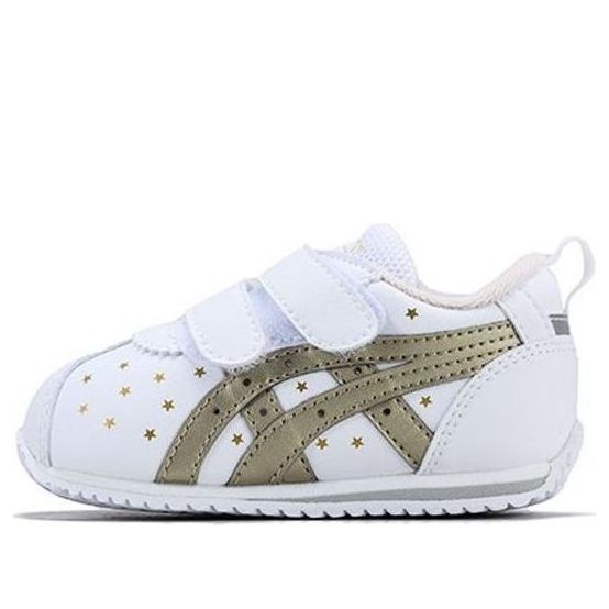 (TD) ASICS Corsair Sport Shoes White/Gold 1144A209-100