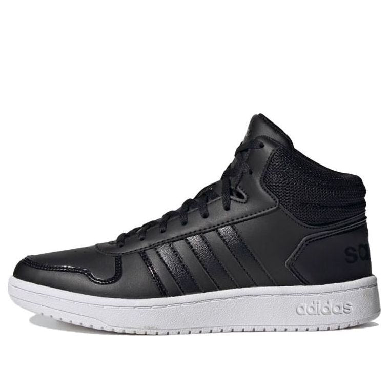 (WMNS) adidas Hoops 2.0 Mid 'Core Black' FY6022