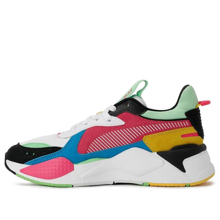 (WMNS) PUMA Rs-x Reinvent Low-top Running Shoes White/Multi-color 371008-09