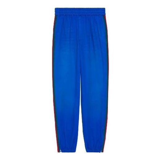 Gucci 100 Cotton Pants 'Blue' 676350-Z8AUY-4309