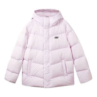 Skechers Colorful Casual Series Solid Logo Hooded Down Jacket 'Multi-Color' L422U072