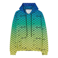 Men's Off-White SS22 Logo Full Print Gradient Loose Fit Pullover Gradient OMVE011S22FAB0018410