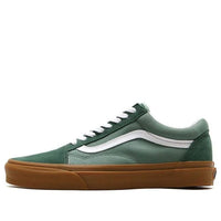 Vans Old Skool Stylish Breathable Wear-Resistant Cozy Low Top Casual Skate Shoes Unisex Green White VN0A38G1Q9V