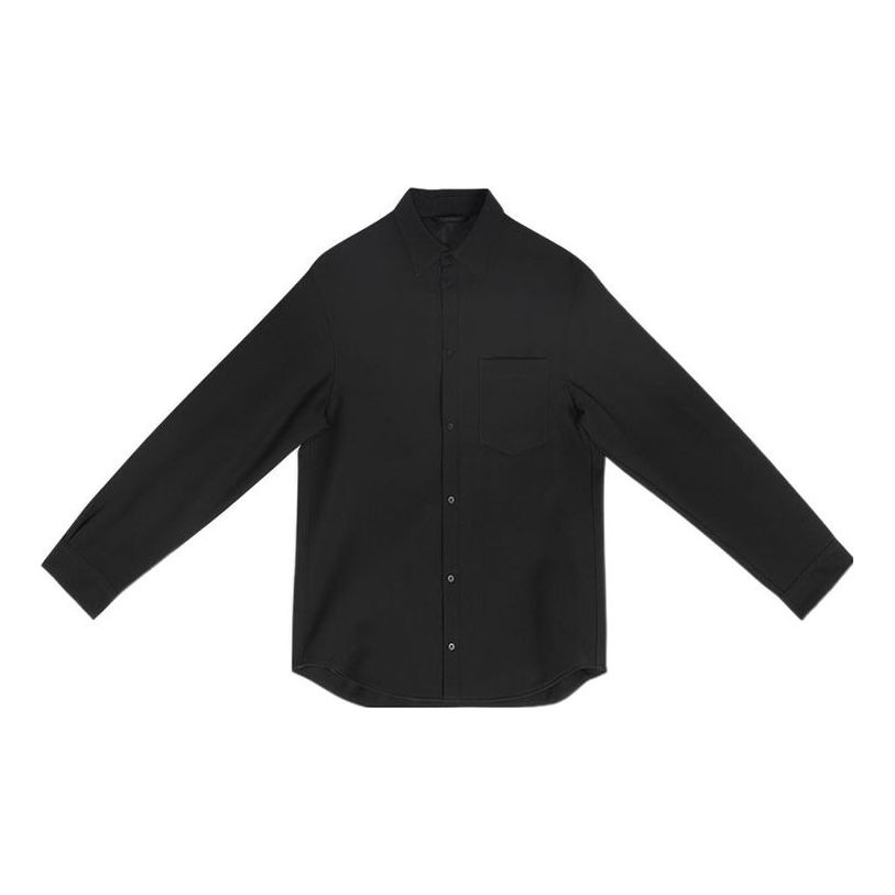Balenciaga Wool Shirt Jacket 'Black' 704451TIT221000