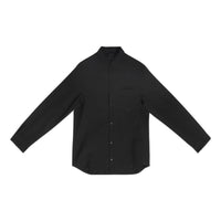 Balenciaga Wool Shirt Jacket 'Black' 704451TIT221000