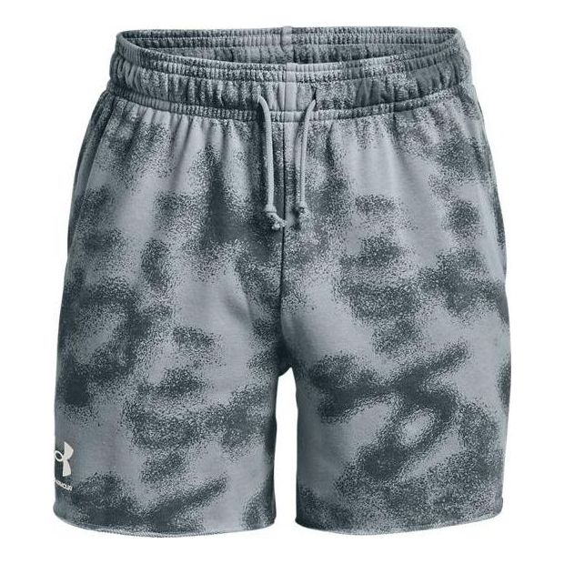 Under Armour Rival Terry 6inch Short 'Blue Grey' 1377578-465
