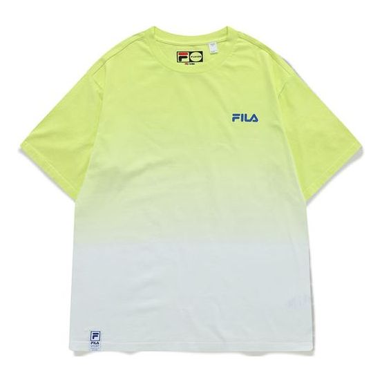 FILA FUSION Gradient Sports Loose Short Sleeve Yellow T11M122106F-YE