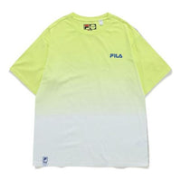 FILA FUSION Gradient Sports Loose Short Sleeve Yellow T11M122106F-YE