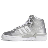 (WMNS) adidas originals Forum Mid 'Silver White' D98185