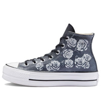 Converse Chuck Taylor All Star Lift Platform Leather Rose Garden 'Gray White' A04311C