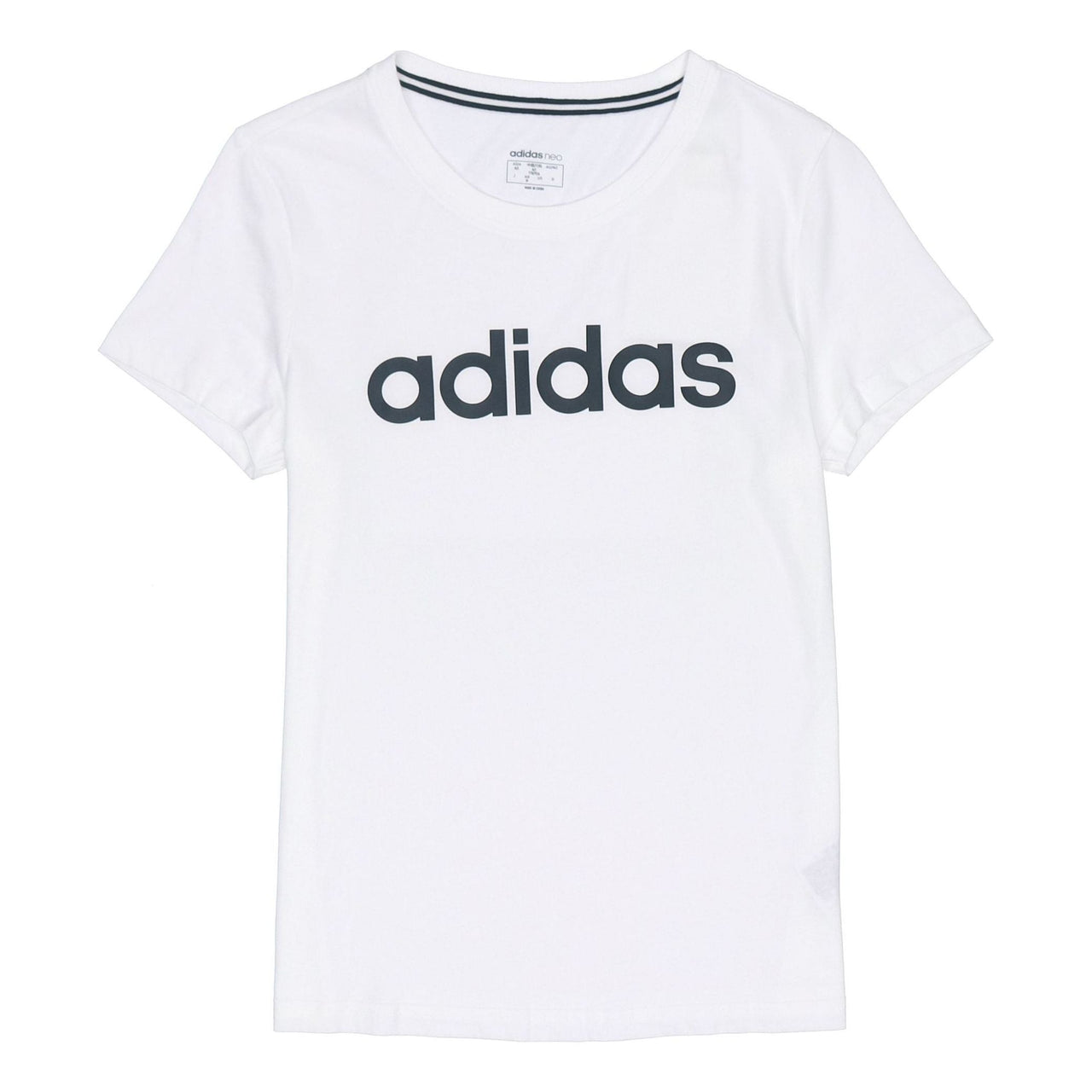 (WMNS) adidas neo W Esntl Lg T 1 Casual Sports Short Sleeve White FP7873