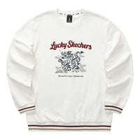 Skechers CNY Series Dragon Graphic Crew Sweatshirt 'White Black Red' L124U052-0074