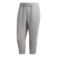 adidas 3 Stripes Capri Pants Asia Sizing 'Grey' FL2363