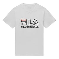 FILA Short Sleeve 2019 Athleisure Casual Sports LOGO Short Sleeve White F61M928131FWT