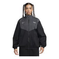(WMNS) Nike Sportswear Breaking Windrunner Jacket Asia Sizing 'Black Anthracite' HF6069-010