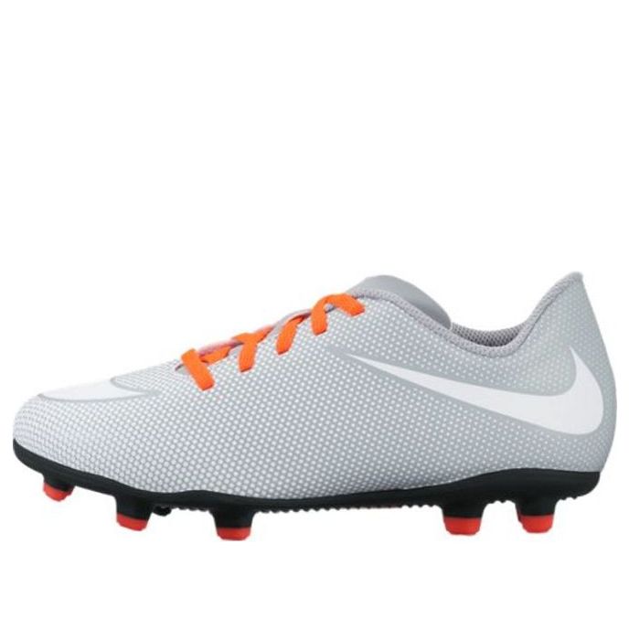 (GS) Nike Bravata 2 FG 'Silver White Orange' 844442-110