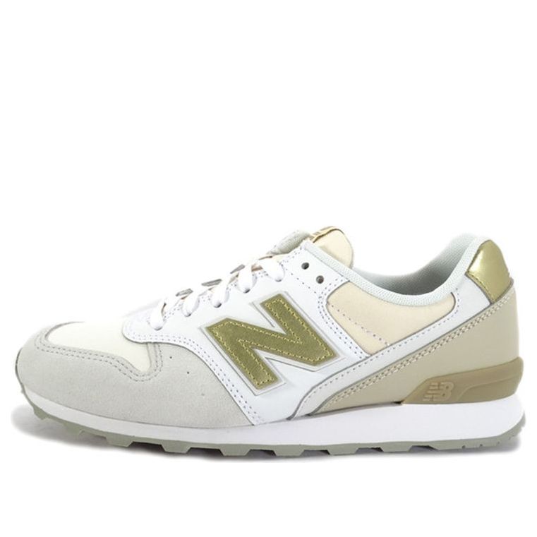 (WMNS) New Balance 996 Sneakers 'White Gold Khaki ' WR996IE