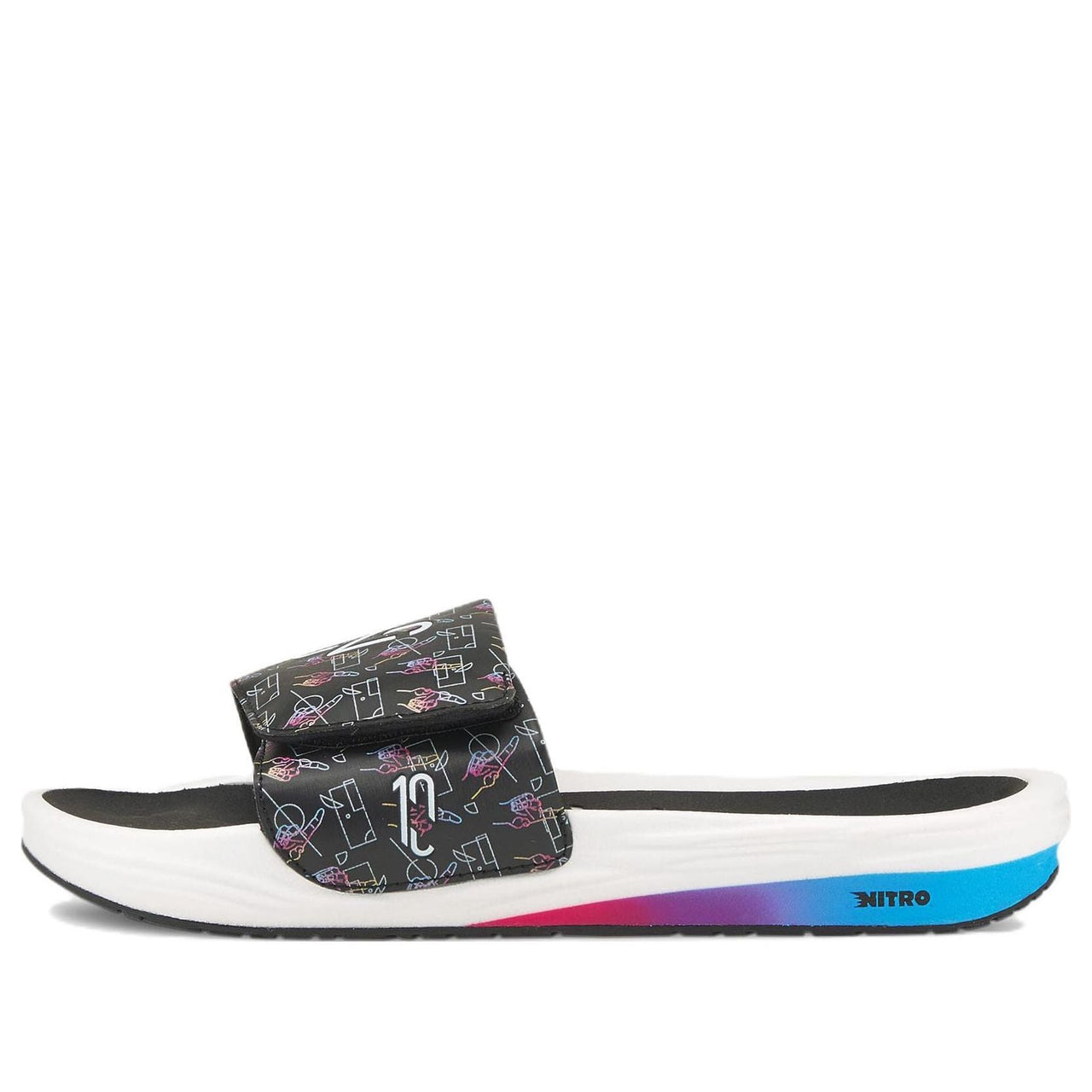 PUMA Neymar Jr x Nitrocat V Sandals 'Allover Print' 385701-01