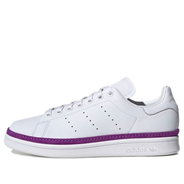 (WMNS) adidas originals Stan Smith New Bold 'White Purple' BD8074
