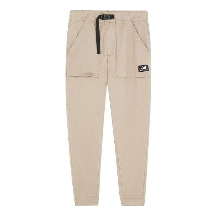 New Balance Logo Casual Pants Asia Sizing 'Beige' AMP21501-MS
