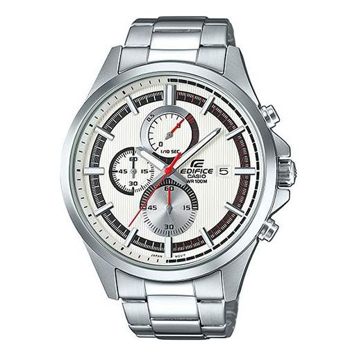 CASIO EDIFICE Quartz Stainless Steel Strap Mens Silver Analog EFV-520D-7A2021