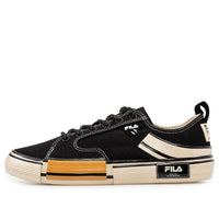 Fila Block Reform Canvas Shoes Black/White/Yellow T12M034401FBK