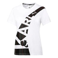 (WMNS) PUMA FENDI Crossover Short Sleeve White 595565-02