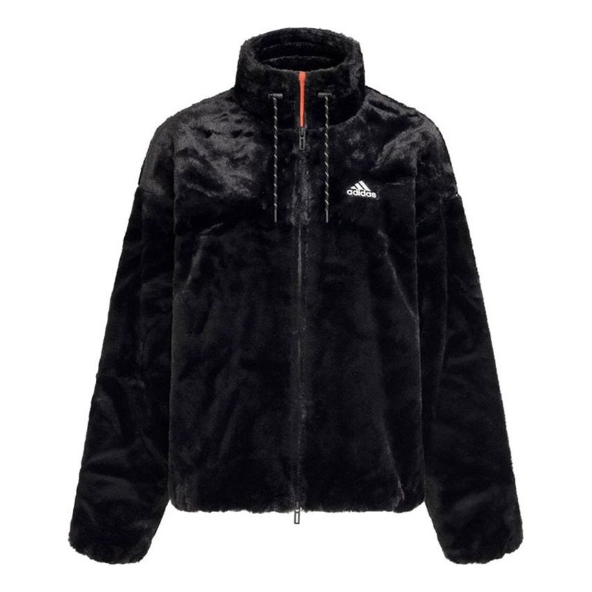 (WMNS) adidas Plush Stay Warm Casual Jacket Black H07395
