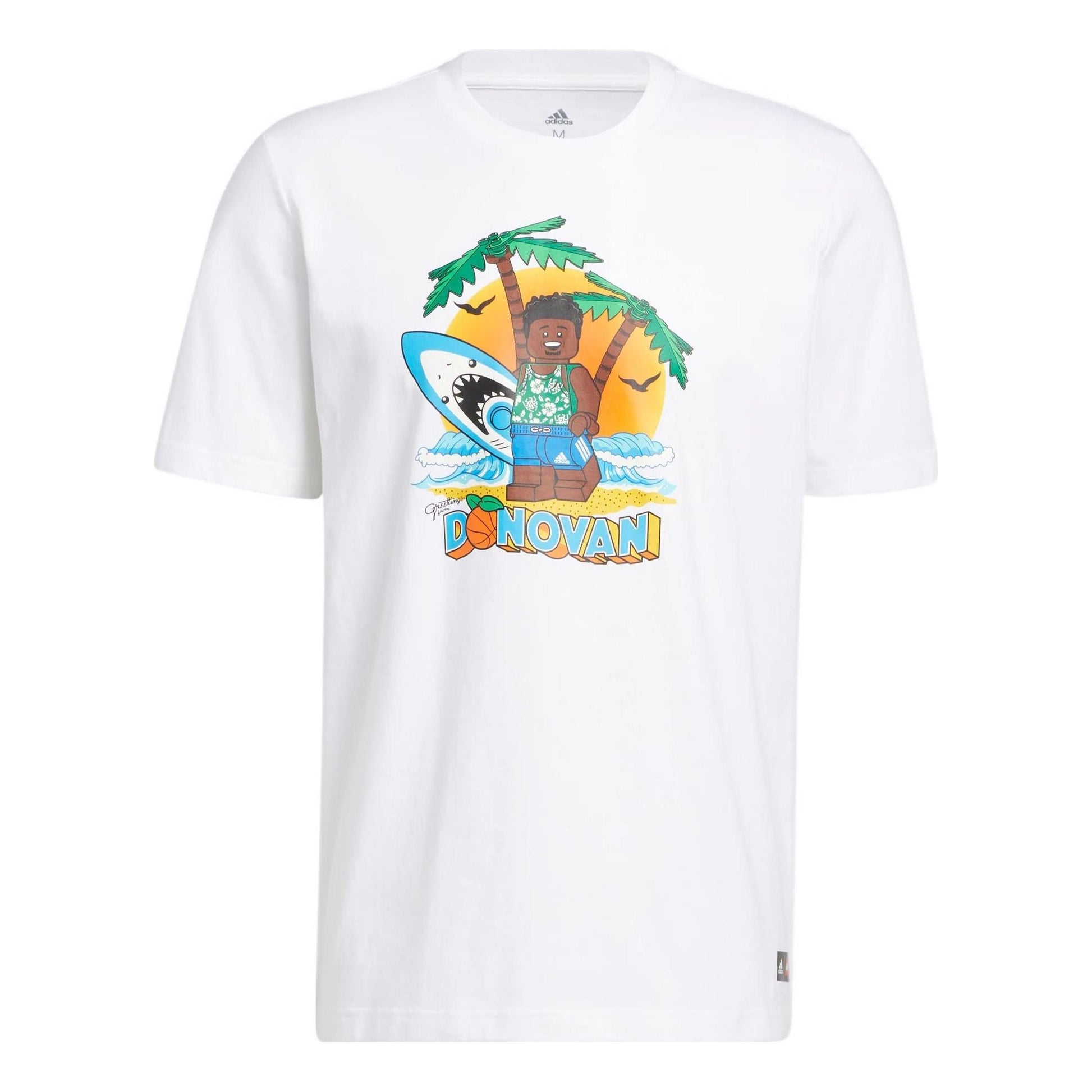 adidas Basketball Sports Short Sleeve White HE0868