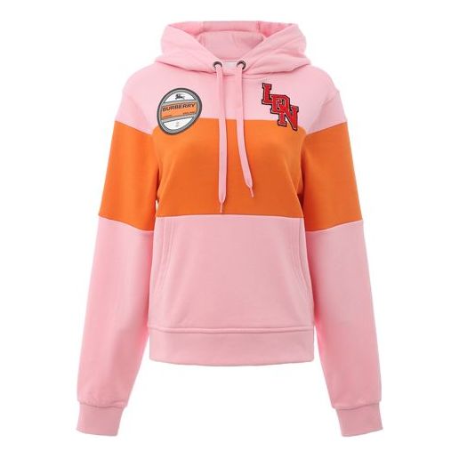 (WMNS) Burberry SS21 Hoodie Pink/Orange 80218641