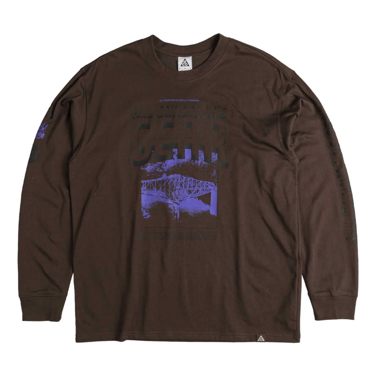 Nike ACG Long-Sleeve T-Shirt 'Baroque Brown' FQ3729-237