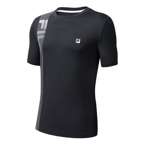 FILA Athletics Professional Sports Short Sleeve Black A11M031108F-BK