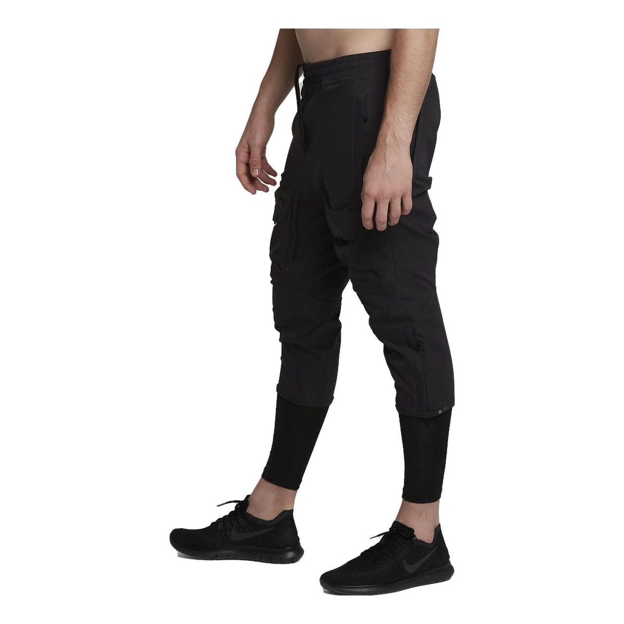 Nike Lab AAE 3-4 Pants 'Oil Grey Black' AA0279-086