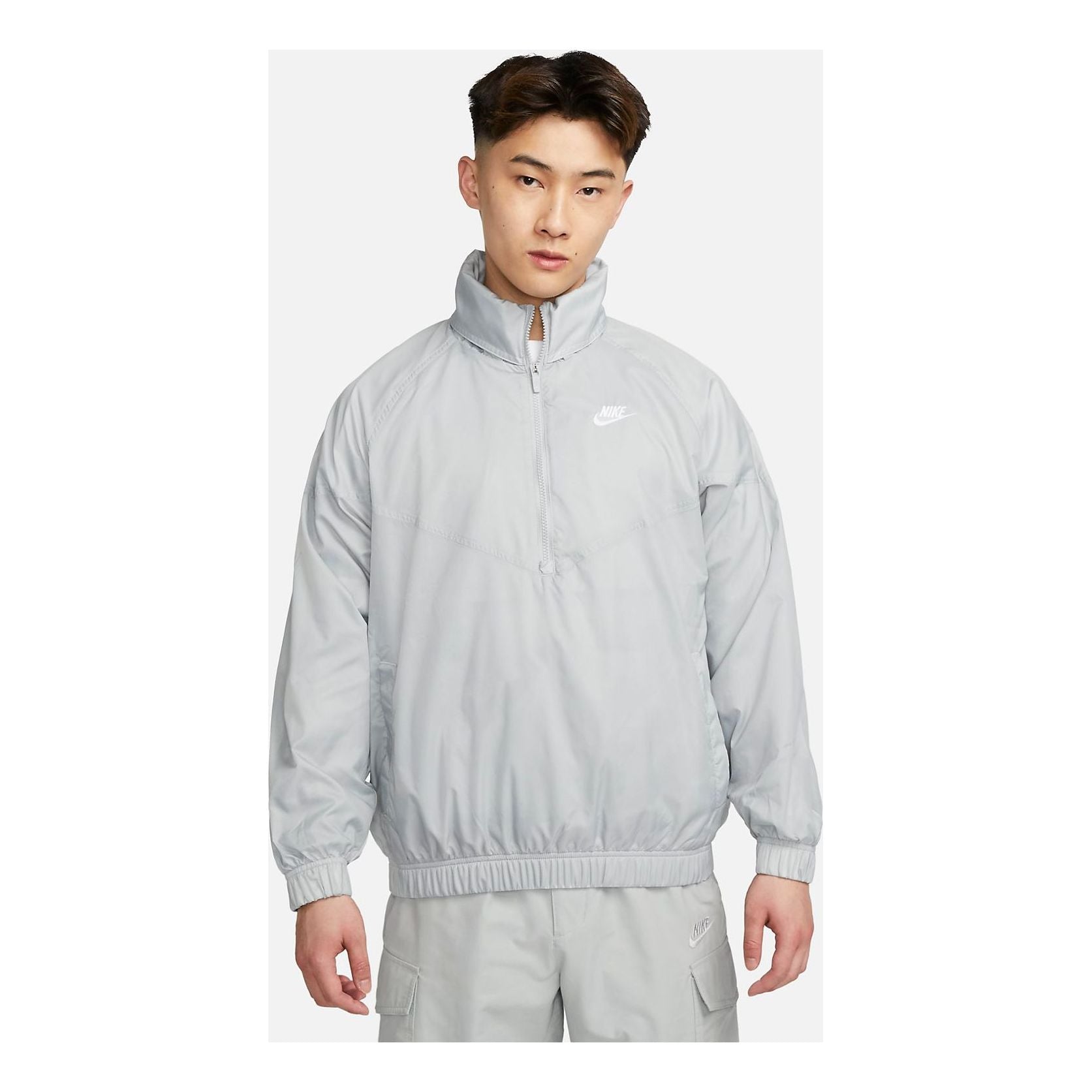 Nike Windrunner Woven Anorak Jacket 'Grey' DQ4911-077