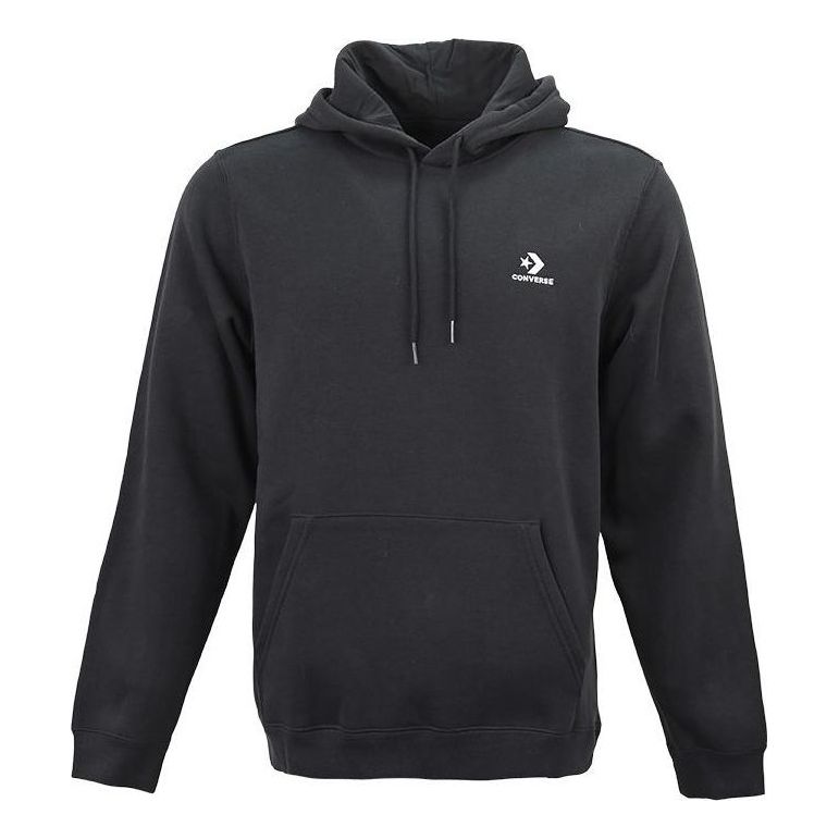Converse Go-To Embroidered Star Chevron Standard Fit Hoodie Asia Sizing 'Black' 10024509-A02