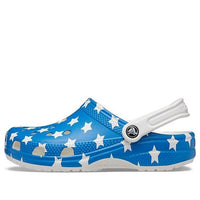 (WMNS) Crocs USA Pattern Printing Lightweight Cozy Sandals Blue Red 205974-94S