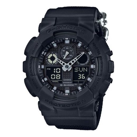 CASIO G-Shock Analog-Digital 'Black' GA-100BBN-1APR