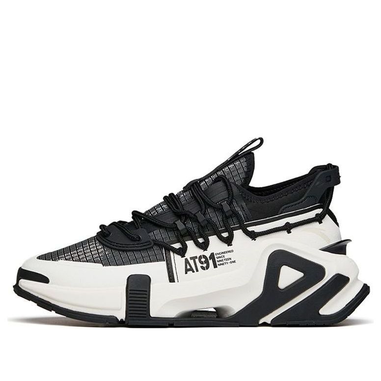 (WMNS) ANTA AT91 'Black White' 122148850-2