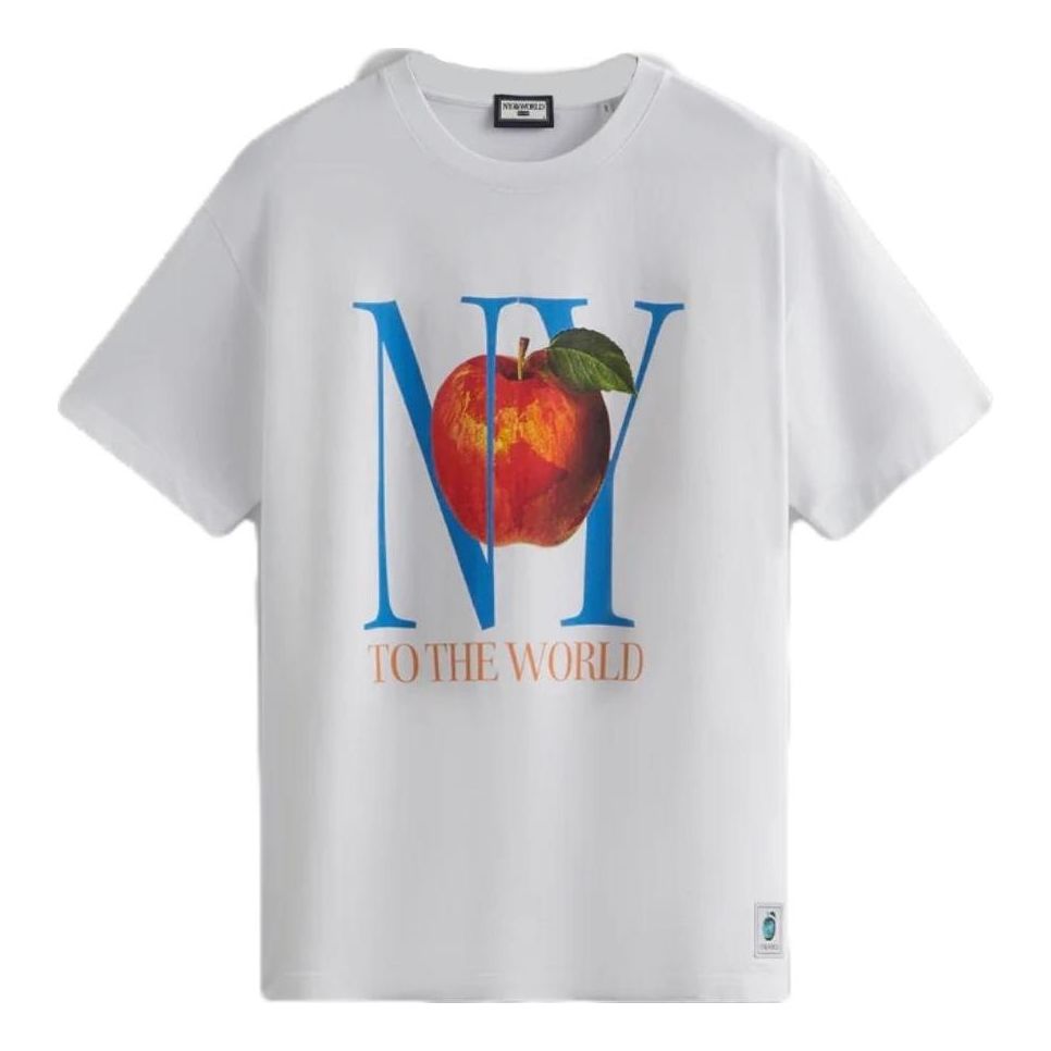 KITH New York To The World Vintage Tee 'White' KHM031268-101